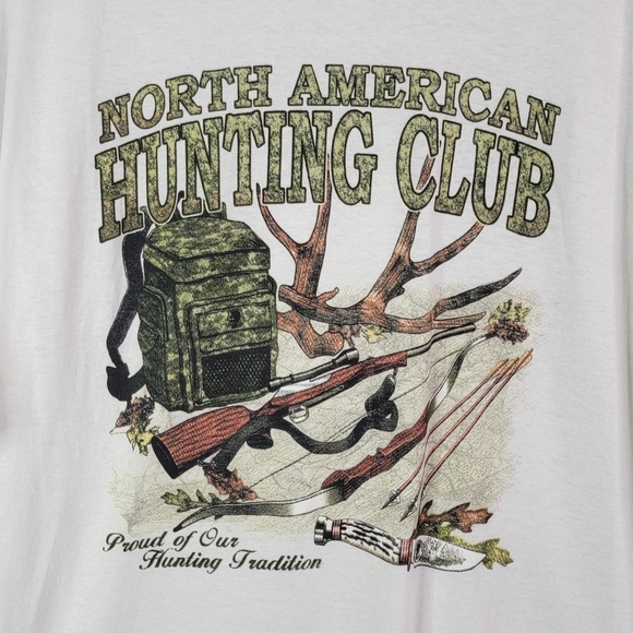 North American Hunting Club Vintage Hunting Camo Outdoorsman Survival Tee XL NWT - Picture 3 of 12